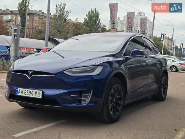 Синій Тесла Модель Х, об'ємом двигуна 0 л та пробігом 147 тис. км за 25900 $, фото 1 на Automoto.ua