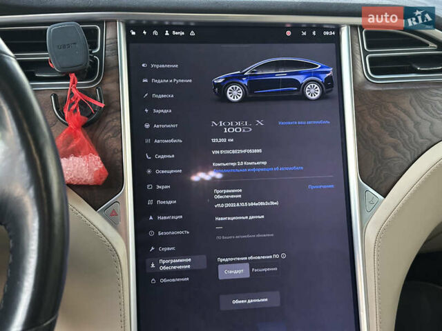 Синій Тесла Модель Х, об'ємом двигуна 0 л та пробігом 123 тис. км за 26700 $, фото 31 на Automoto.ua