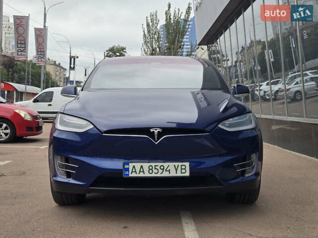 Синій Тесла Модель Х, об'ємом двигуна 0 л та пробігом 147 тис. км за 25900 $, фото 2 на Automoto.ua