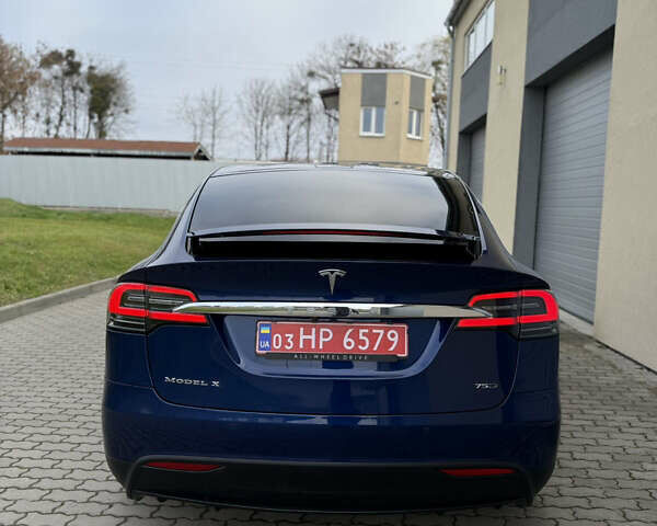 Синій Тесла Модель Х, об'ємом двигуна 0 л та пробігом 104 тис. км за 20999 $, фото 8 на Automoto.ua