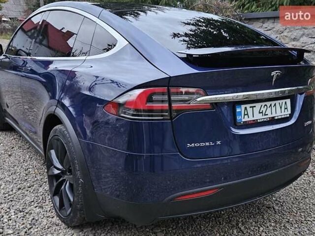 Синий Тесла Модель Х, объемом двигателя 0 л и пробегом 99 тыс. км за 27500 $, фото 5 на Automoto.ua