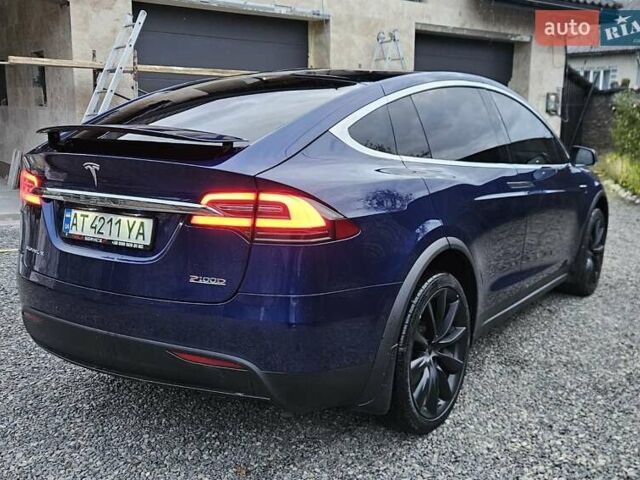 Синий Тесла Модель Х, объемом двигателя 0 л и пробегом 99 тыс. км за 27500 $, фото 14 на Automoto.ua
