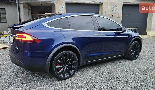 Синий Тесла Модель Х, объемом двигателя 0 л и пробегом 99 тыс. км за 27500 $, фото 15 на Automoto.ua