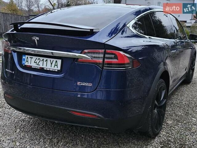 Синий Тесла Модель Х, объемом двигателя 0 л и пробегом 99 тыс. км за 27500 $, фото 5 на Automoto.ua