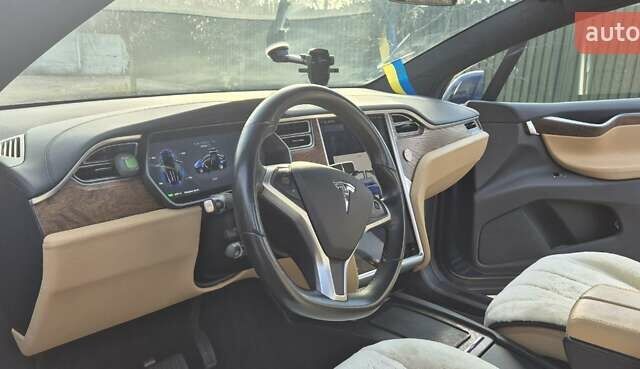 Синий Тесла Модель Х, объемом двигателя 0 л и пробегом 77 тыс. км за 32000 $, фото 8 на Automoto.ua