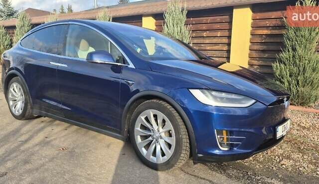 Синий Тесла Модель Х, объемом двигателя 0 л и пробегом 77 тыс. км за 32000 $, фото 2 на Automoto.ua