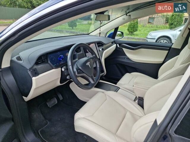 Синий Тесла Модель Х, объемом двигателя 0 л и пробегом 126 тыс. км за 27800 $, фото 1 на Automoto.ua