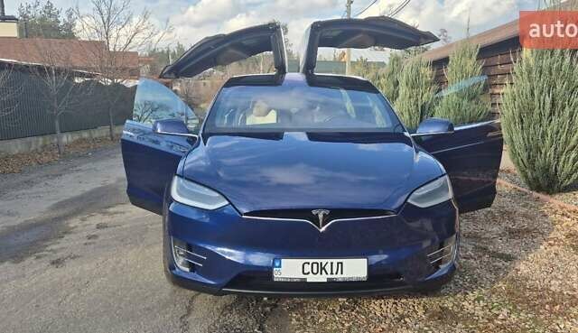 Синий Тесла Модель Х, объемом двигателя 0 л и пробегом 77 тыс. км за 32000 $, фото 1 на Automoto.ua