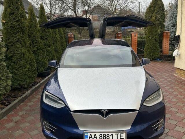 Синий Тесла Модель Х, объемом двигателя 0 л и пробегом 120 тыс. км за 30000 $, фото 4 на Automoto.ua