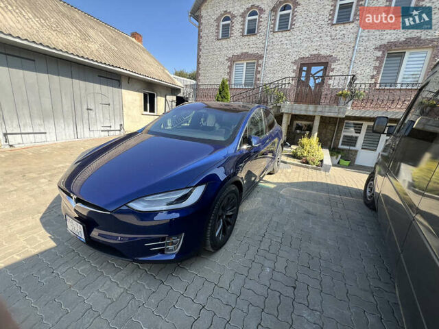 Синий Тесла Модель Х, объемом двигателя 0 л и пробегом 115 тыс. км за 28500 $, фото 3 на Automoto.ua