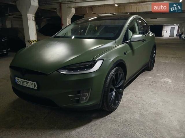 Синий Тесла Модель Х, объемом двигателя 0 л и пробегом 62 тыс. км за 25500 $, фото 13 на Automoto.ua