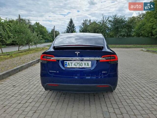 Синий Тесла Модель Х, объемом двигателя 0 л и пробегом 126 тыс. км за 27800 $, фото 6 на Automoto.ua