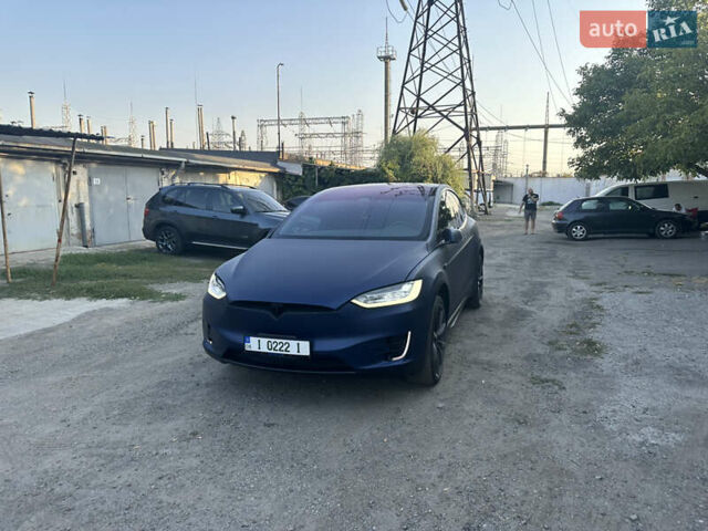 Синій Тесла Модель Х, об'ємом двигуна 0 л та пробігом 123 тис. км за 59500 $, фото 10 на Automoto.ua