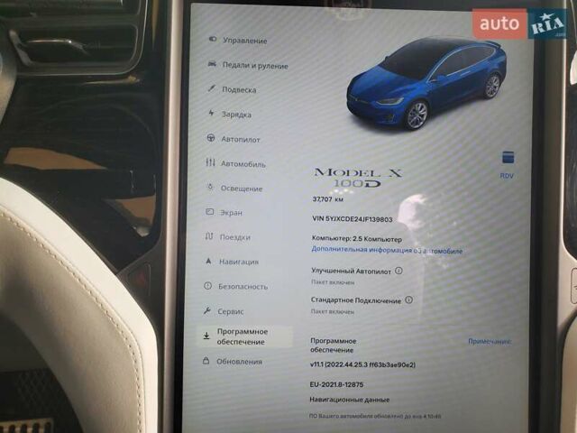 Синий Тесла Модель Х, объемом двигателя 0 л и пробегом 53 тыс. км за 35000 $, фото 36 на Automoto.ua