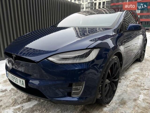 Синий Тесла Модель Х, объемом двигателя 0 л и пробегом 65 тыс. км за 49944 $, фото 23 на Automoto.ua