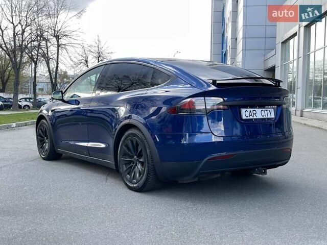 Синий Тесла Модель Х, объемом двигателя 0 л и пробегом 219 тыс. км за 33500 $, фото 5 на Automoto.ua