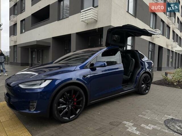 Тесла Модель Х 2019 в Киеве на Automoto.ua Синий Тесла Модель Х, объемом двигателя 0 л и пробегом 65 тыс. км за 55333 $, фото 22 на Automoto.ua