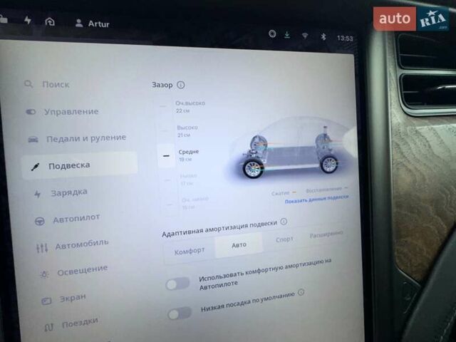 Синий Тесла Модель Х, объемом двигателя 0 л и пробегом 66 тыс. км за 34500 $, фото 24 на Automoto.ua