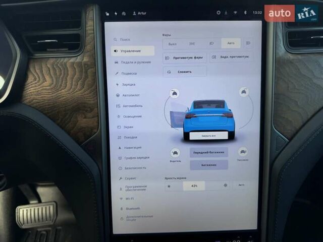 Синий Тесла Модель Х, объемом двигателя 0 л и пробегом 66 тыс. км за 34500 $, фото 22 на Automoto.ua