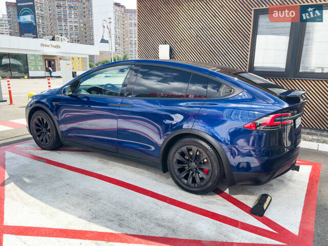 Синий Тесла Модель Х, объемом двигателя 0 л и пробегом 222 тыс. км за 29500 $, фото 5 на Automoto.ua