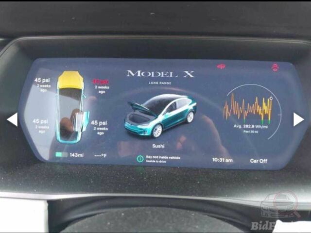 Синій Тесла Модель Х, об'ємом двигуна 0 л та пробігом 107 тис. км за 17900 $, фото 2 на Automoto.ua