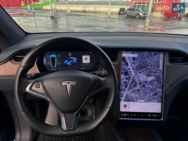 Синий Тесла Модель Х, объемом двигателя 0 л и пробегом 66 тыс. км за 34500 $, фото 15 на Automoto.ua