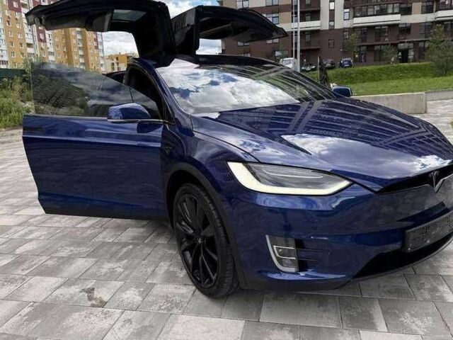 Синій Тесла Модель Х, об'ємом двигуна 0 л та пробігом 57 тис. км за 484 $, фото 2 на Automoto.ua