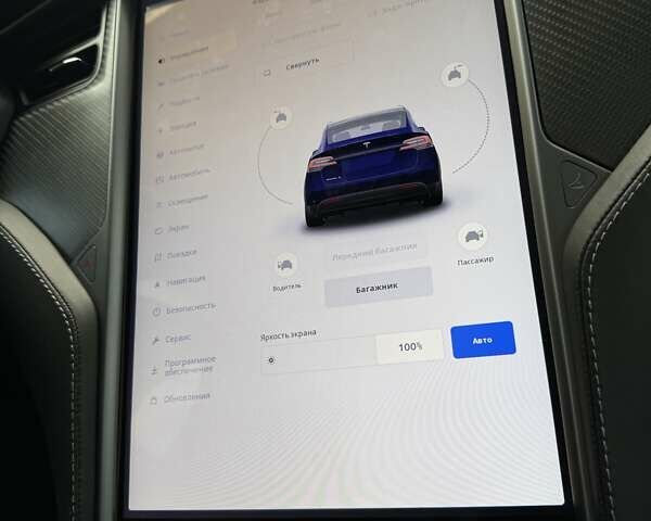 Синий Тесла Модель Х, объемом двигателя 0 л и пробегом 59 тыс. км за 51100 $, фото 45 на Automoto.ua