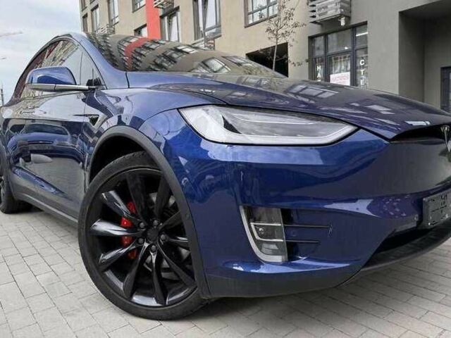 Синій Тесла Модель Х, об'ємом двигуна 0 л та пробігом 57 тис. км за 484 $, фото 1 на Automoto.ua
