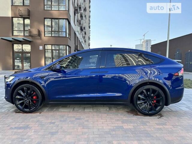 Синий Тесла Модель Х, объемом двигателя 0 л и пробегом 59 тыс. км за 51000 $, фото 118 на Automoto.ua