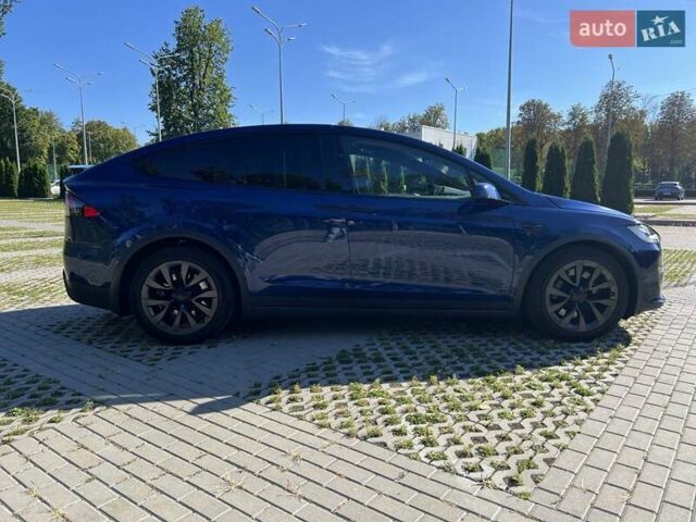 Синий Тесла Модель Х, объемом двигателя 0 л и пробегом 39 тыс. км за 47500 $, фото 6 на Automoto.ua