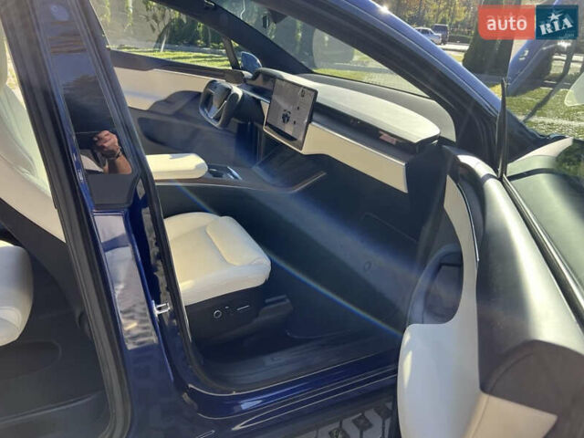 Синій Тесла Модель Х, об'ємом двигуна 0 л та пробігом 38 тис. км за 42000 $, фото 1 на Automoto.ua