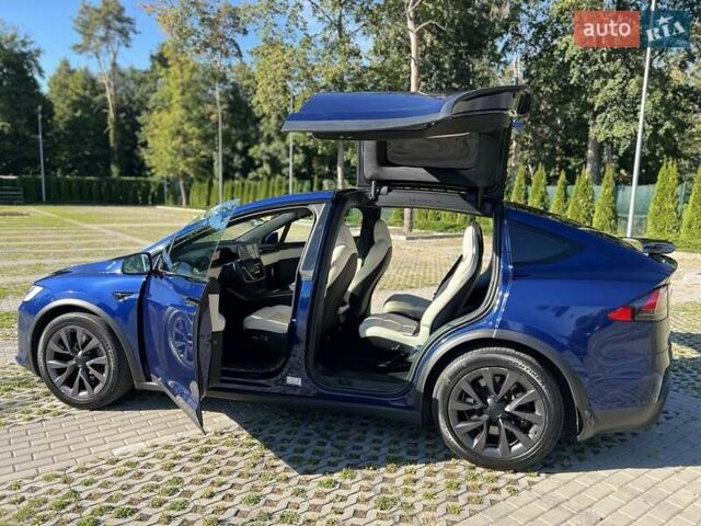Синий Тесла Модель Х, объемом двигателя 0 л и пробегом 39 тыс. км за 47500 $, фото 9 на Automoto.ua