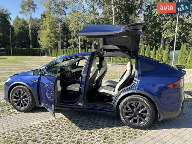 Синий Тесла Модель Х, объемом двигателя 0 л и пробегом 38 тыс. км за 42000 $, фото 6 на Automoto.ua