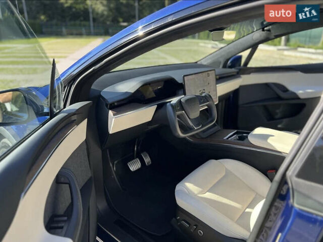 Синий Тесла Модель Х, объемом двигателя 0 л и пробегом 38 тыс. км за 42000 $, фото 4 на Automoto.ua