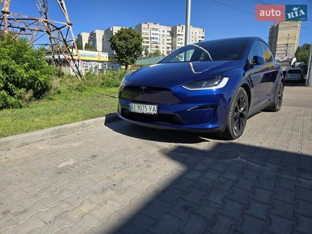 Синий Тесла Модель Х, объемом двигателя 0 л и пробегом 70 тыс. км за 49900 $, фото 25 на Automoto.ua