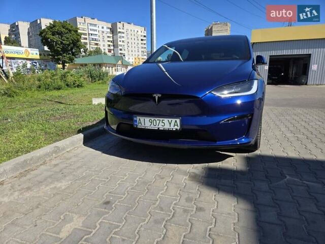 Синий Тесла Модель Х, объемом двигателя 0 л и пробегом 70 тыс. км за 49900 $, фото 23 на Automoto.ua