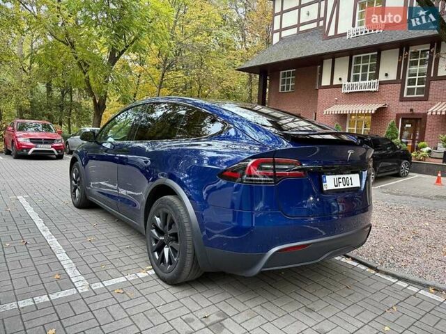 Синий Тесла Модель Х, объемом двигателя 0 л и пробегом 60 тыс. км за 39900 $, фото 3 на Automoto.ua