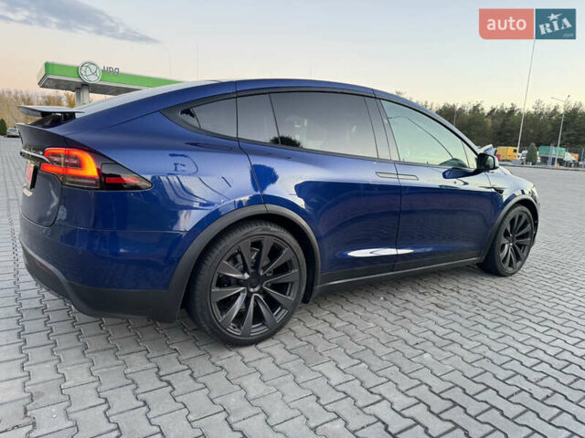Тесла Модель Х 2022 в Днепре (Днепропетровске) на Automoto.ua Синий Тесла Модель Х, объемом двигателя 0 л и пробегом 27 тыс. км за 45000 $, фото 4 на Automoto.ua