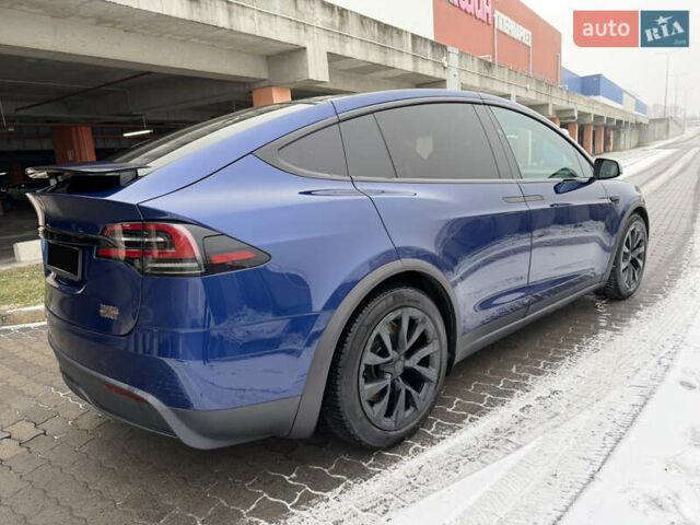 Синій Тесла Модель Х, об'ємом двигуна 0 л та пробігом 83 тис. км за 48000 $, фото 3 на Automoto.ua