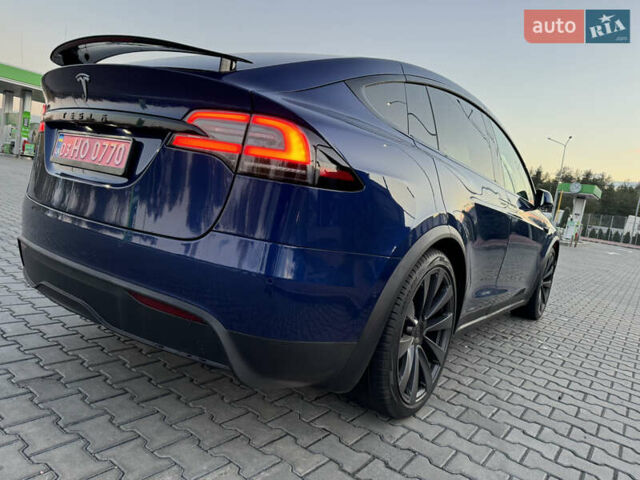 Тесла Модель Х 2022 в Днепре (Днепропетровске) на Automoto.ua Синий Тесла Модель Х, объемом двигателя 0 л и пробегом 27 тыс. км за 45000 $, фото 6 на Automoto.ua