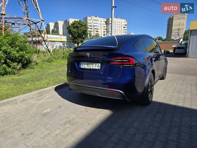 Синий Тесла Модель Х, объемом двигателя 0 л и пробегом 70 тыс. км за 49900 $, фото 15 на Automoto.ua