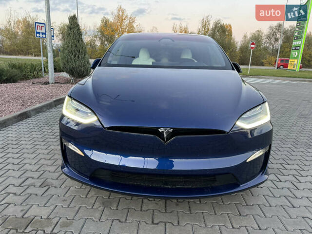 Тесла Модель Х 2022 в Днепре (Днепропетровске) на Automoto.ua Синий Тесла Модель Х, объемом двигателя 0 л и пробегом 27 тыс. км за 45000 $, фото 1 на Automoto.ua