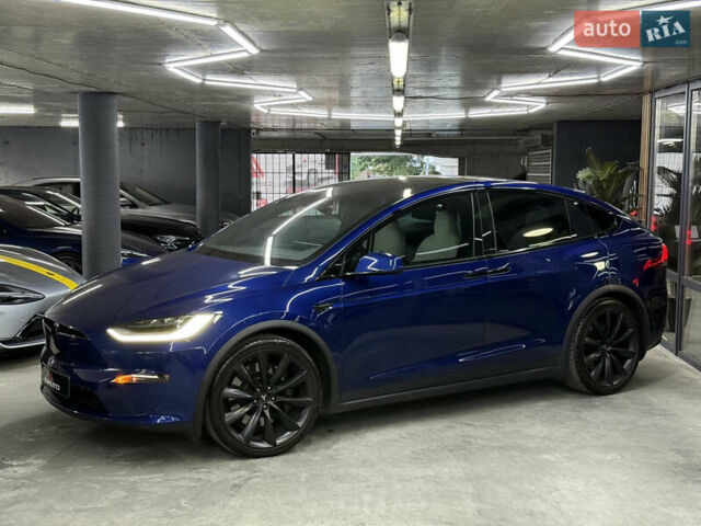 Синий Тесла Модель Х, объемом двигателя 0 л и пробегом 29 тыс. км за 47900 $, фото 5 на Automoto.ua