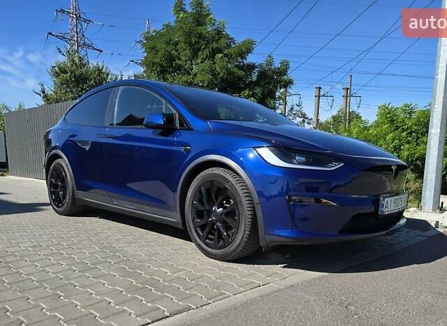 Синий Тесла Модель Х, объемом двигателя 0 л и пробегом 70 тыс. км за 49900 $, фото 12 на Automoto.ua
