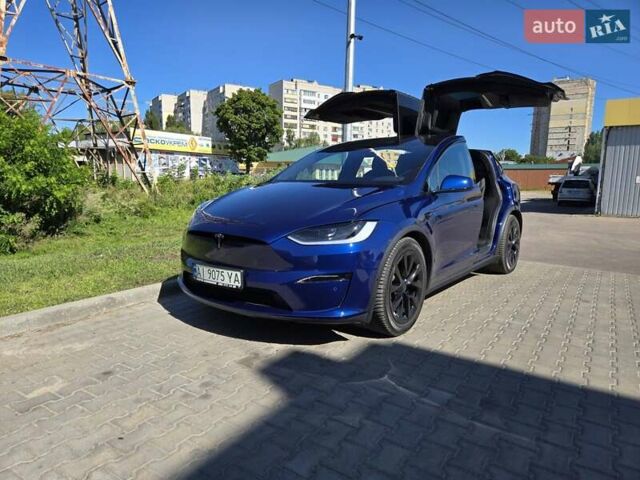 Синий Тесла Модель Х, объемом двигателя 0 л и пробегом 70 тыс. км за 49900 $, фото 20 на Automoto.ua