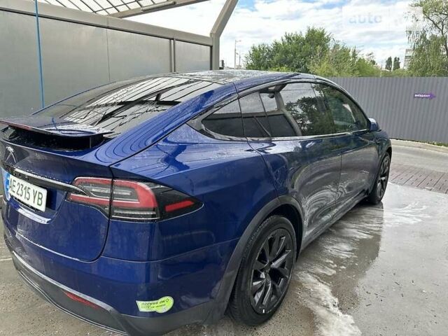 Синий Тесла Модель Х, объемом двигателя 0 л и пробегом 22 тыс. км за 52000 $, фото 6 на Automoto.ua