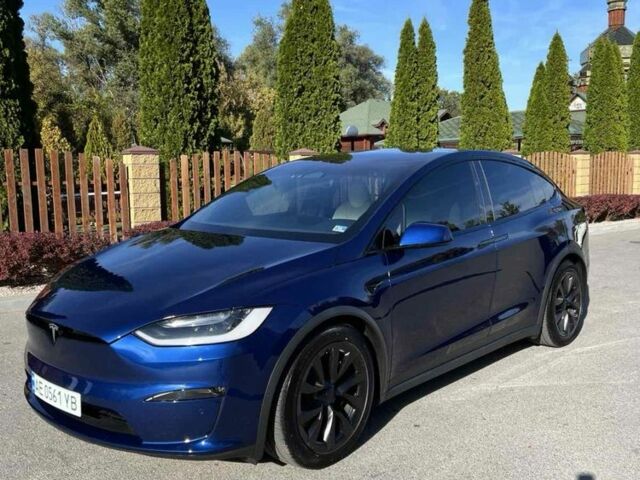 Синій Тесла Модель Х, об'ємом двигуна 0 л та пробігом 36 тис. км за 42200 $, фото 1 на Automoto.ua