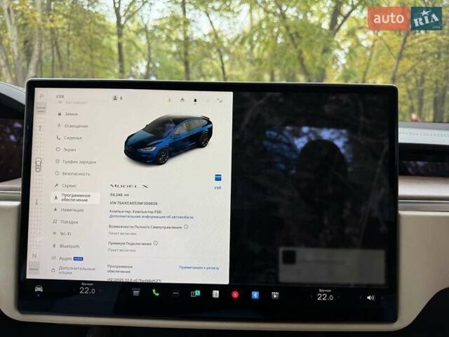 Синий Тесла Модель Х, объемом двигателя 0 л и пробегом 60 тыс. км за 39900 $, фото 24 на Automoto.ua