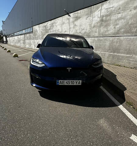 Синий Тесла Модель Х, объемом двигателя 0 л и пробегом 20 тыс. км за 49000 $, фото 1 на Automoto.ua